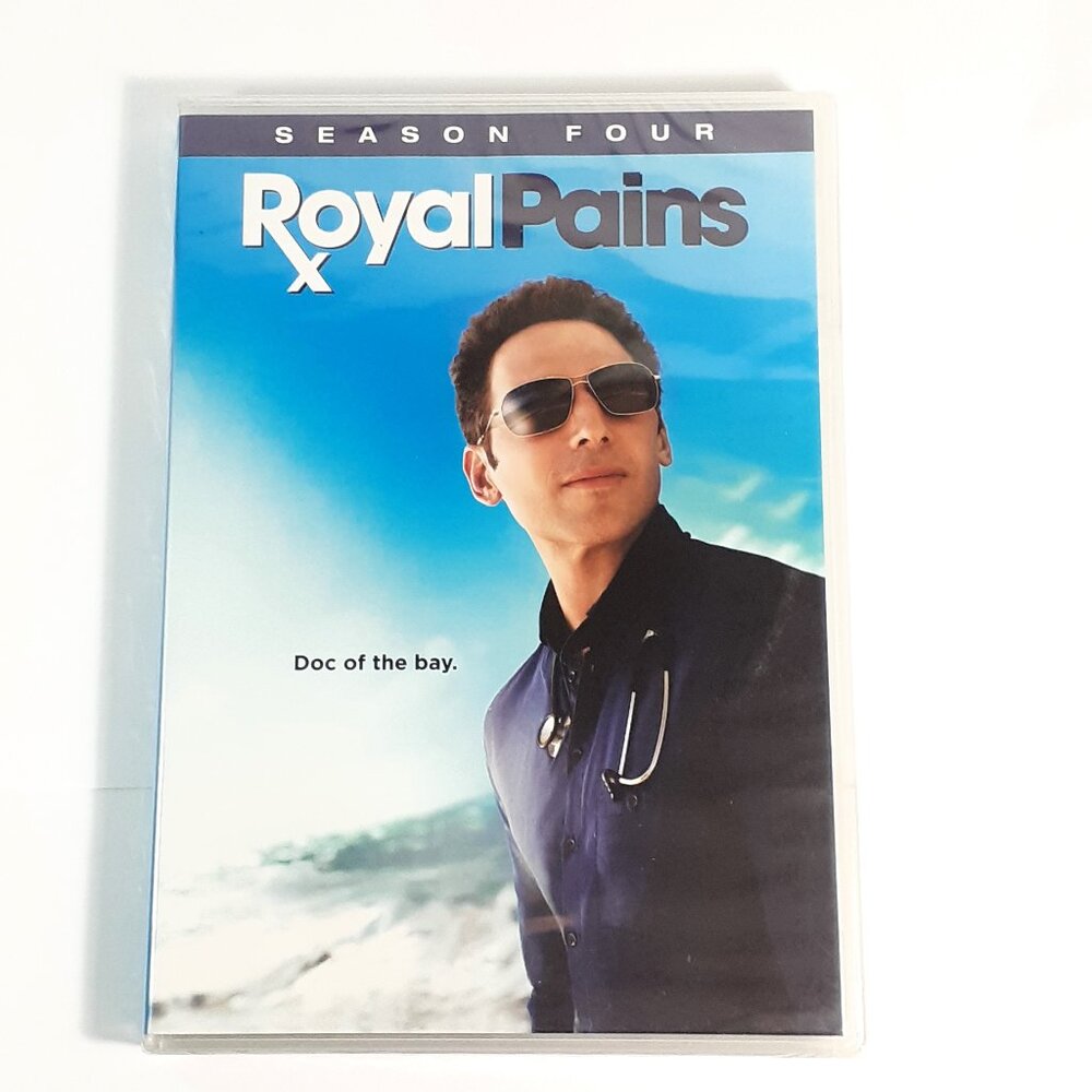 ROYAL PAINS - SEASON FOUR - 4 DVD DISCS DVD MOVIE - NEW & SEALED
